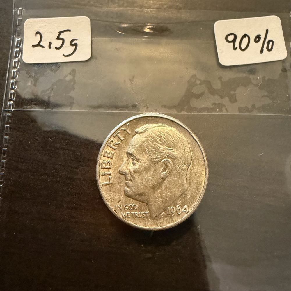 1964 Silver Dime Coin